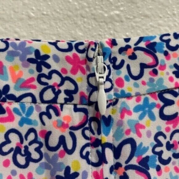 New Lilly Pulitzer Preppy Floral Mini Skirt Ruffle Preppy Feminine Resort - Picture 8 of 9